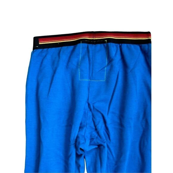 Aviator Nation Logo Stripe Sweatpants Caribbean Blue Women's Large -SOLD OUT ONL - Picture 5 of 10